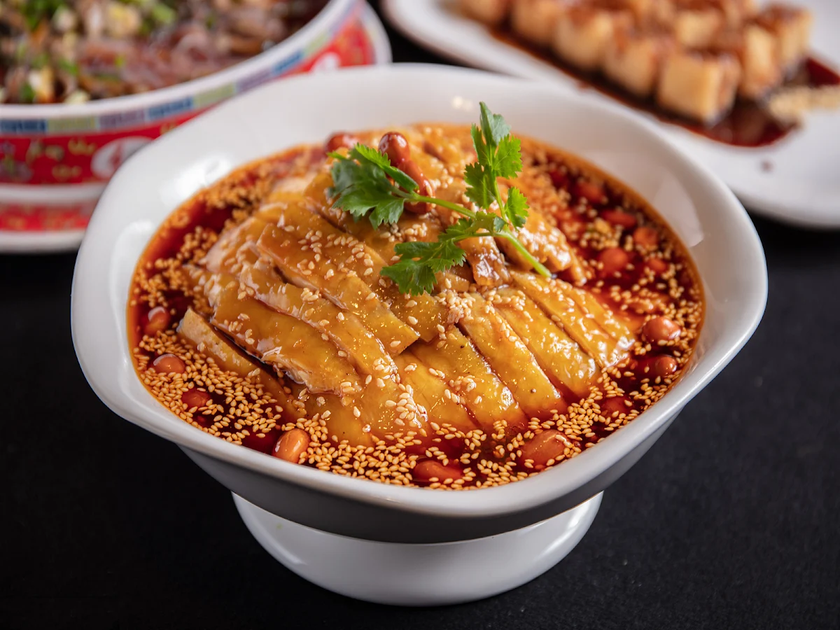 spicy chicken salad 口水鸡